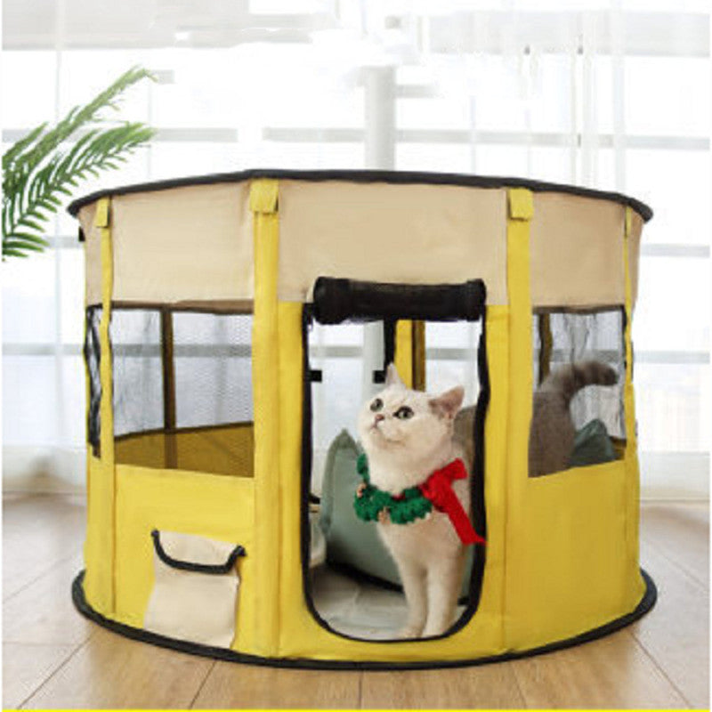 Portable Pet House Oxford Cloth Crate Room Playing