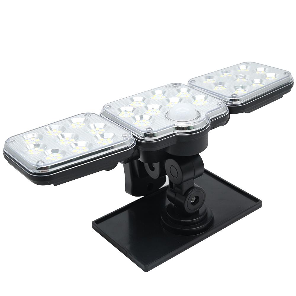 3 Adjustable Heads 270° Wide Angle Illumination Solar Lights Outdoor