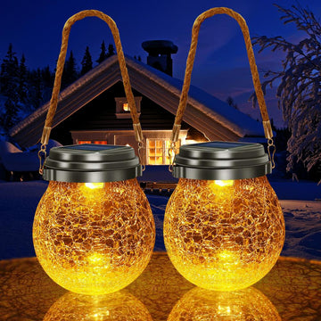 Outdoor Solar Crack Bottle 20 Light Waterproof Decoration Light