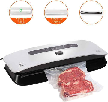 Bosonshop Food Vacuum Sealer Machine Strong Suction Power Dry and